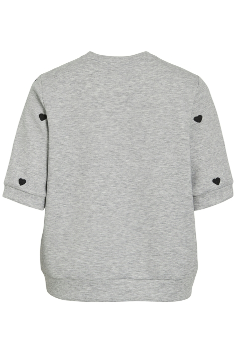 Vila visif s/s embr heart sweat / t